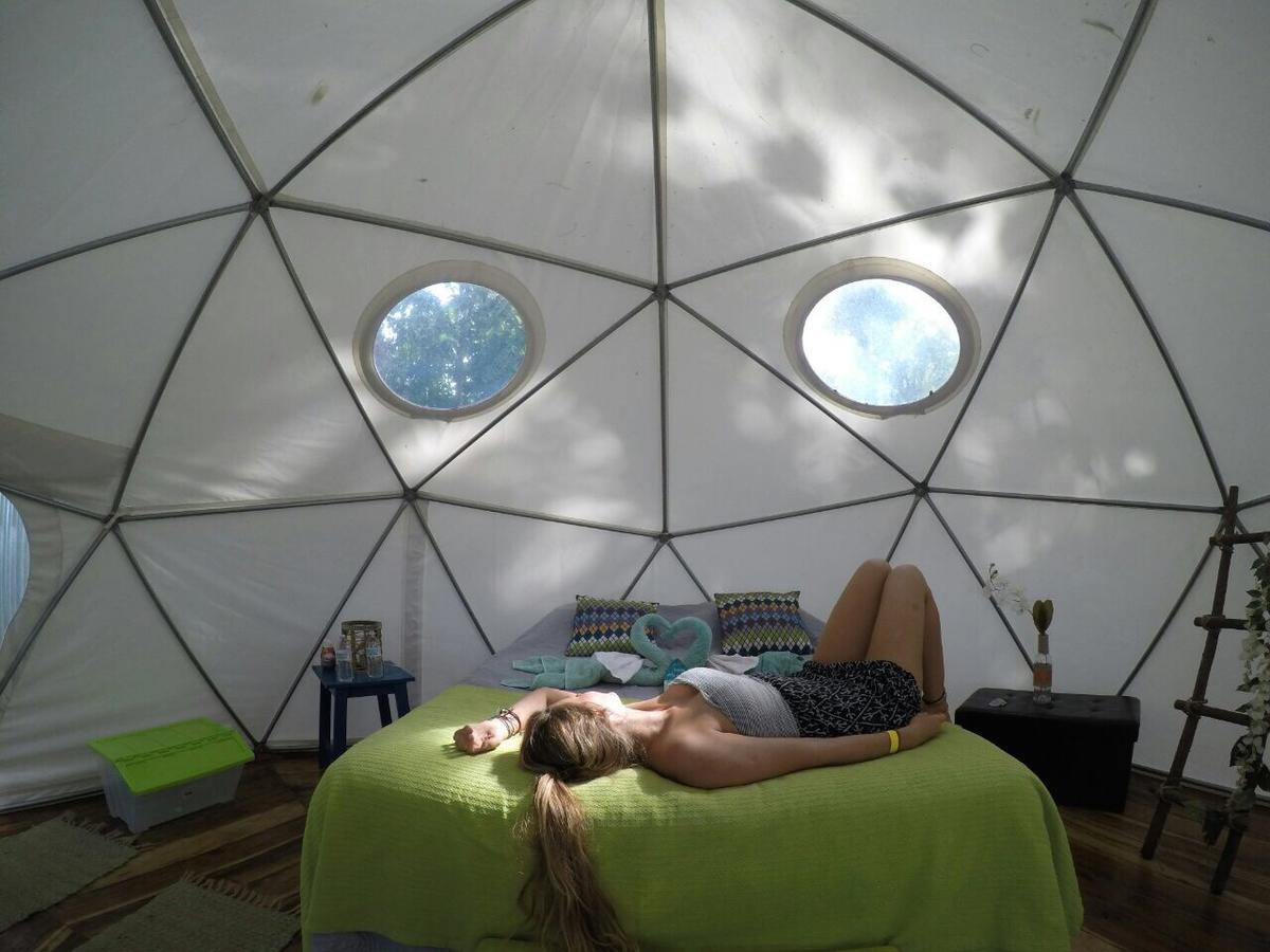 Faith Glamping Dome Costa Rica Bed & Breakfast Manzanillo  Exterior photo